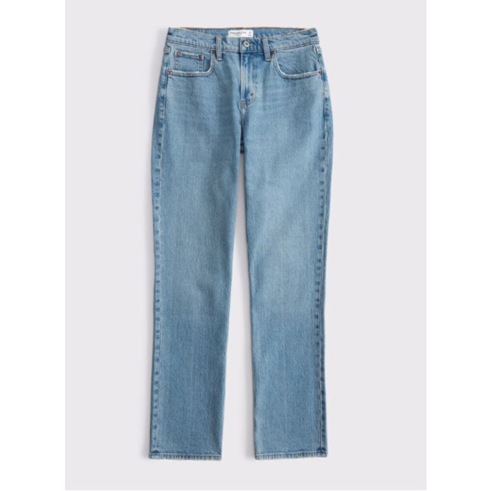 Abercrombie Fitch 90's Straight Jeans High Rise Denim 30 30x30 Vintage Stretch